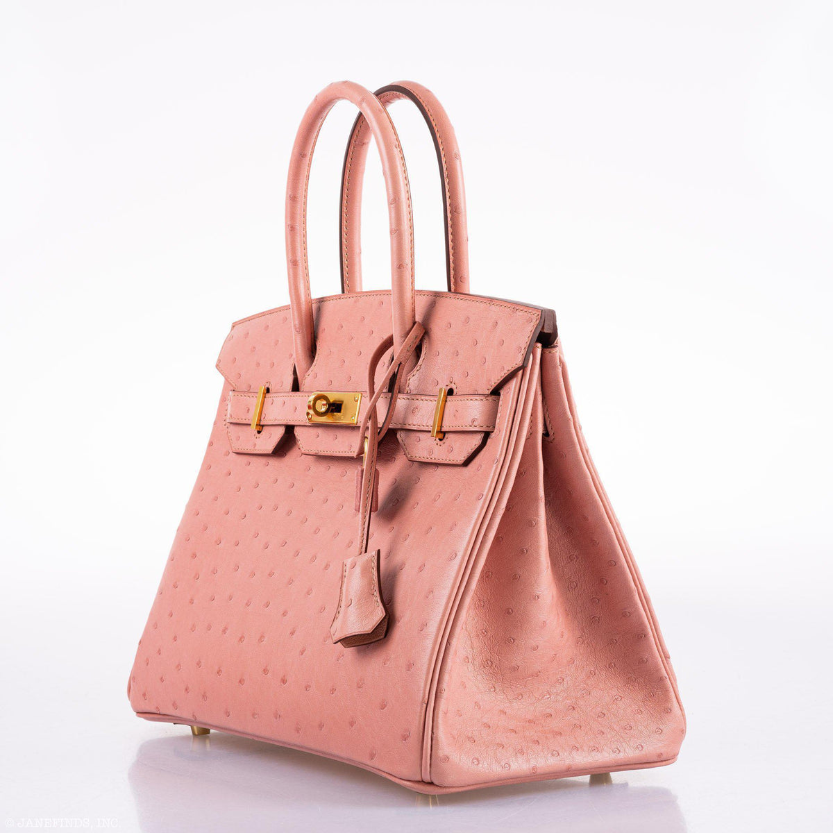 Hermes Birkin 30 Terre Cuite Ostrich Gold Hardware Hermes