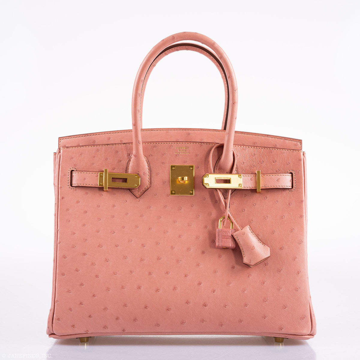 Hermes Birkin 30 Terre Cuite Ostrich Gold Hardware Hermes