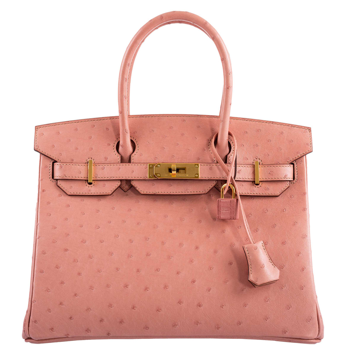 Hermes Birkin 30 Terre Cuite Ostrich Gold Hardware Hermes