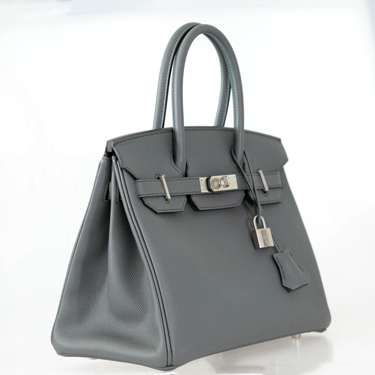 Hermes Birkin 30 Vert Amande Epsom with Palladium Hardware Hermes