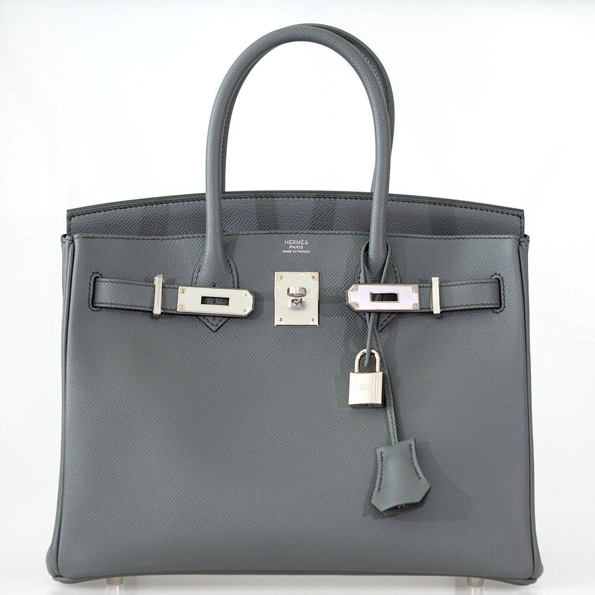 Hermes Birkin 30 Vert Amande Epsom with Palladium Hardware Hermes