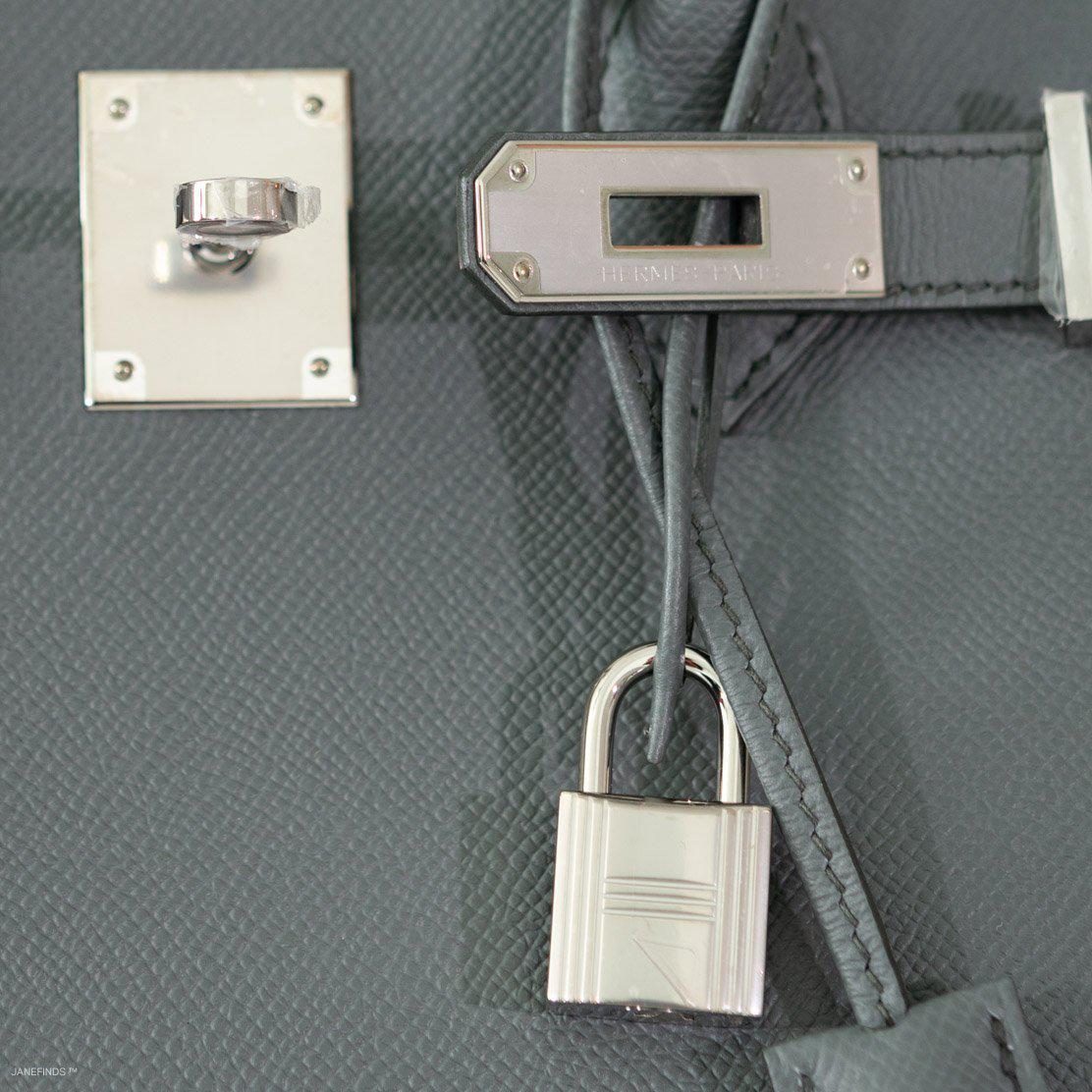 Hermes Birkin 30 Vert Amande Epsom with Palladium Hardware Hermes