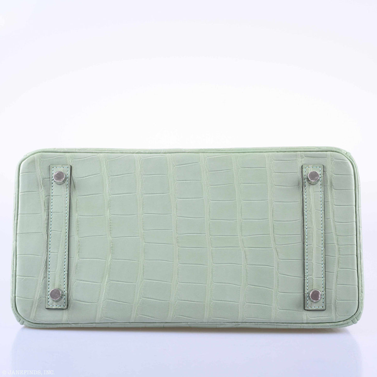 Hermes Birkin 30 Vert D'Eau Matte Alligator Palladium Hardware Hermes