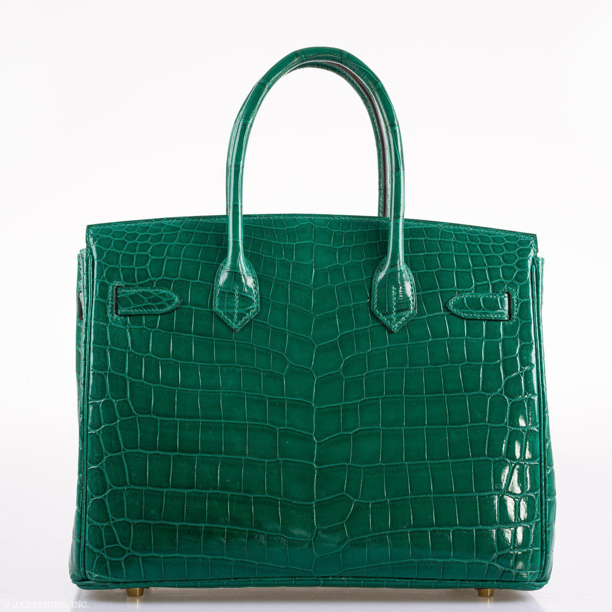 Hermes Birkin 30 Vert Emerald Niloticus Crocodile Gold Hardware Hermes
