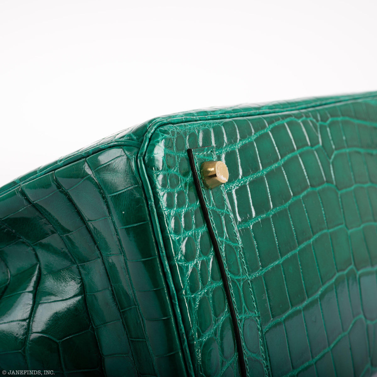Hermes Birkin 30 Vert Emerald Niloticus Crocodile Gold Hardware Hermes
