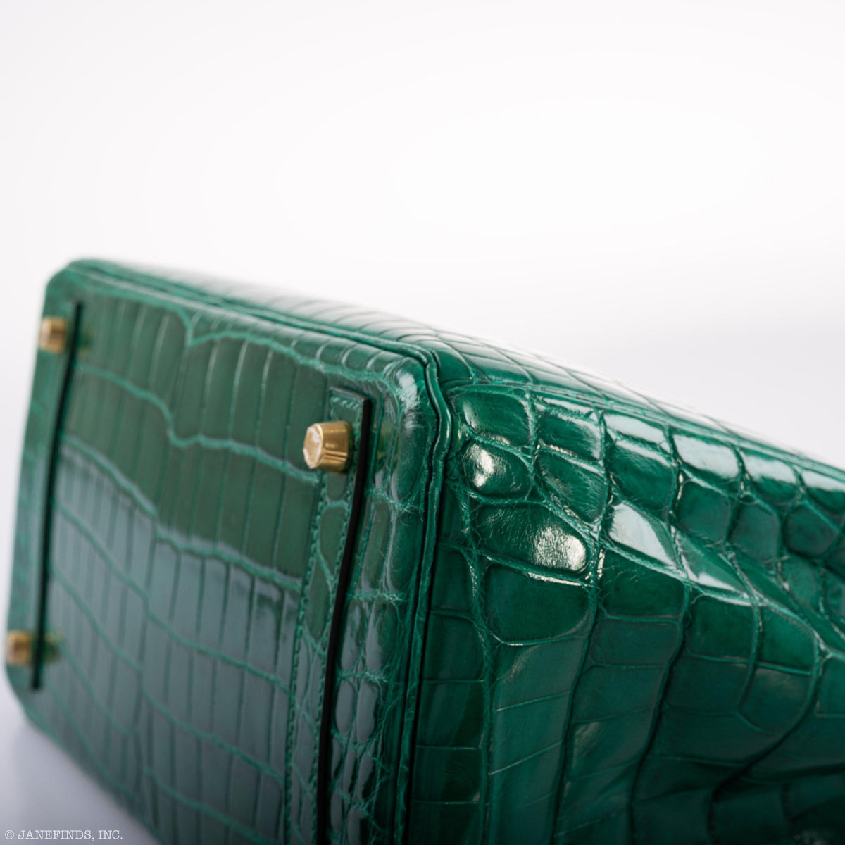 Hermes Birkin 30 Vert Emerald Niloticus Crocodile Gold Hardware Hermes