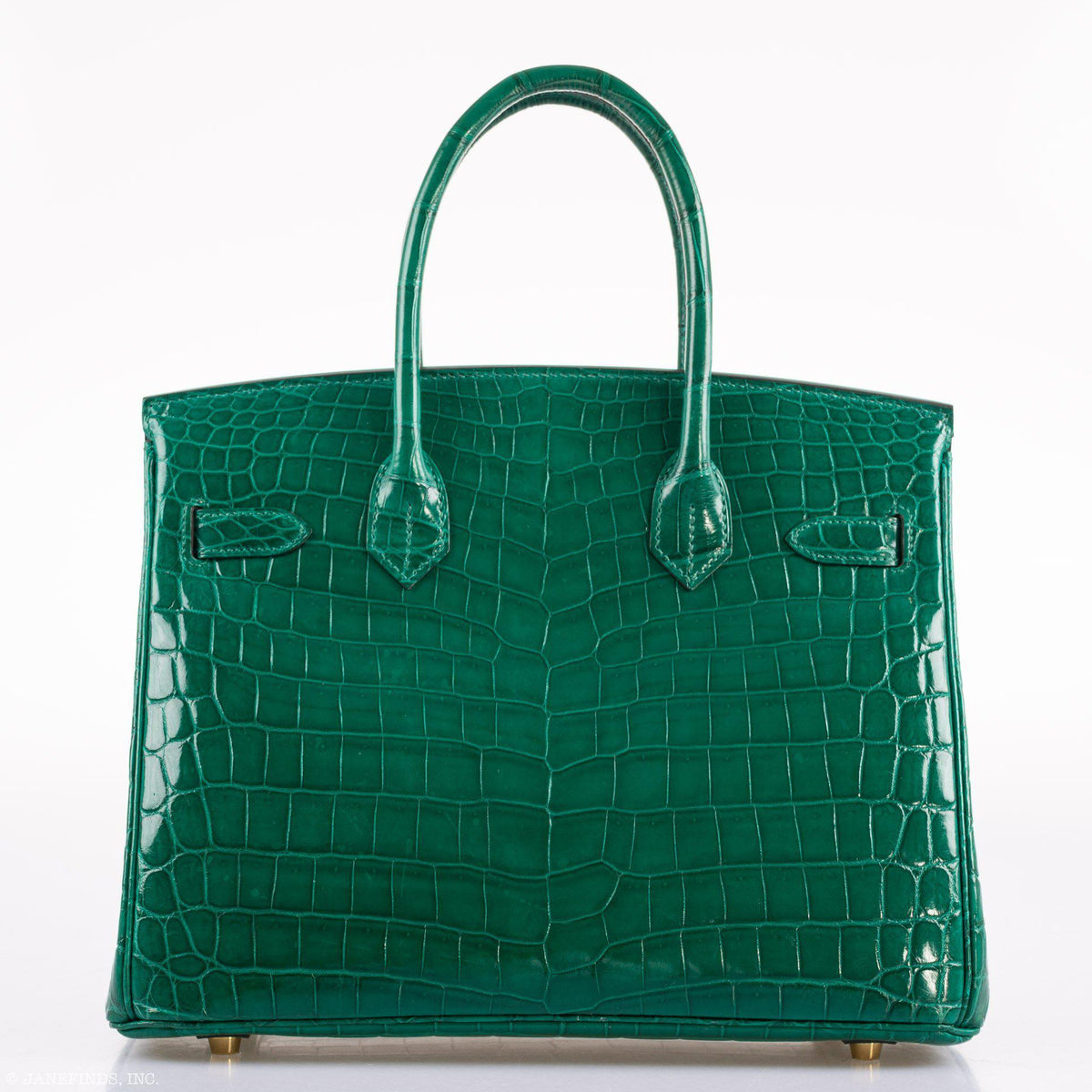 Hermes Birkin 30 Vert Emerald Niloticus Crocodile Gold Hardware Hermes