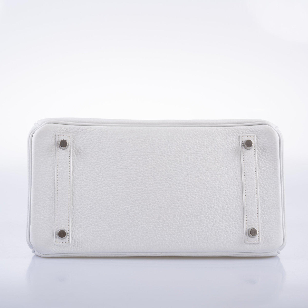 Hermes Birkin 30 White Clemence with Palladium Hardware Hermes