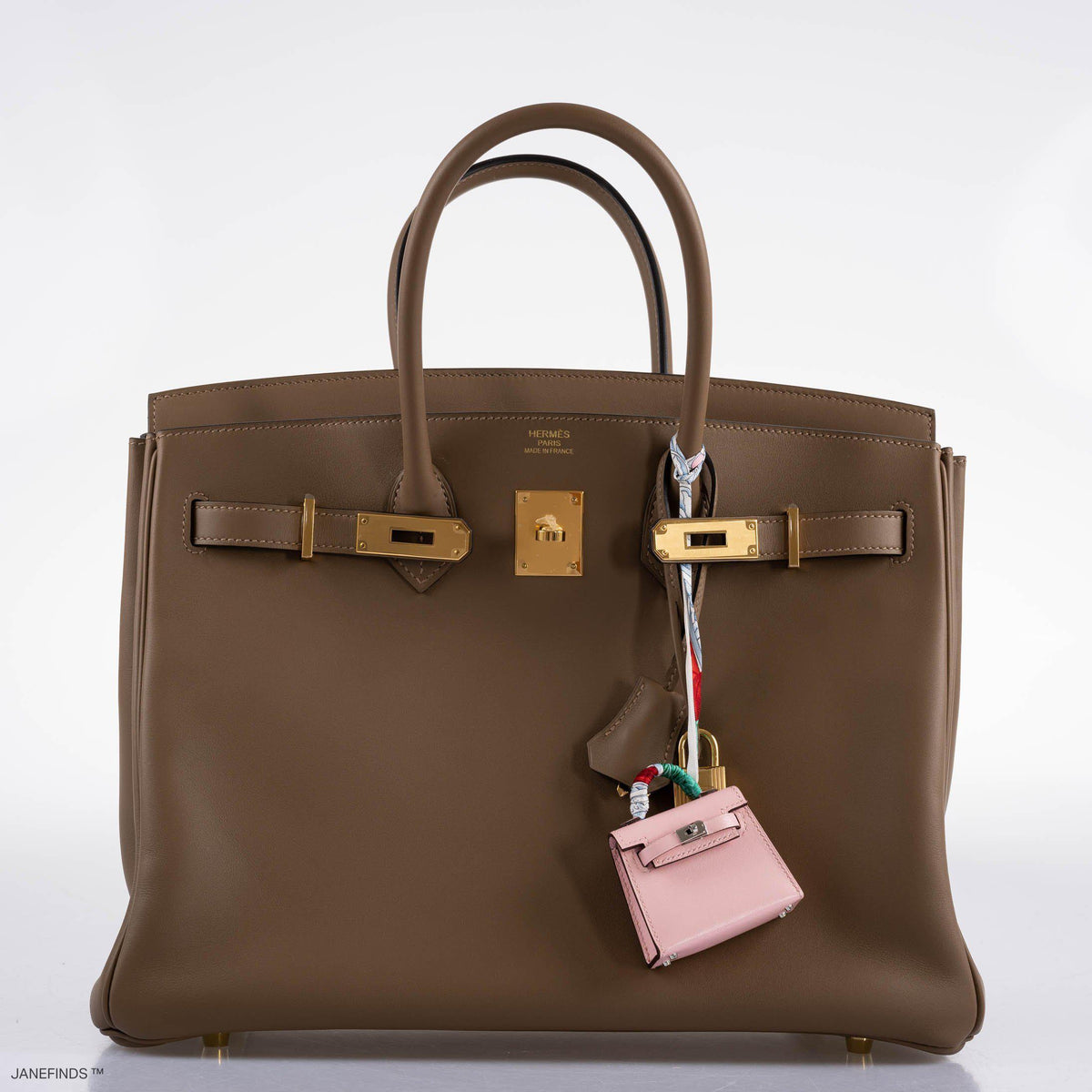 Hermes Birkin 35 Beige de Weimar Jonathan with Gold Hardware Hermes