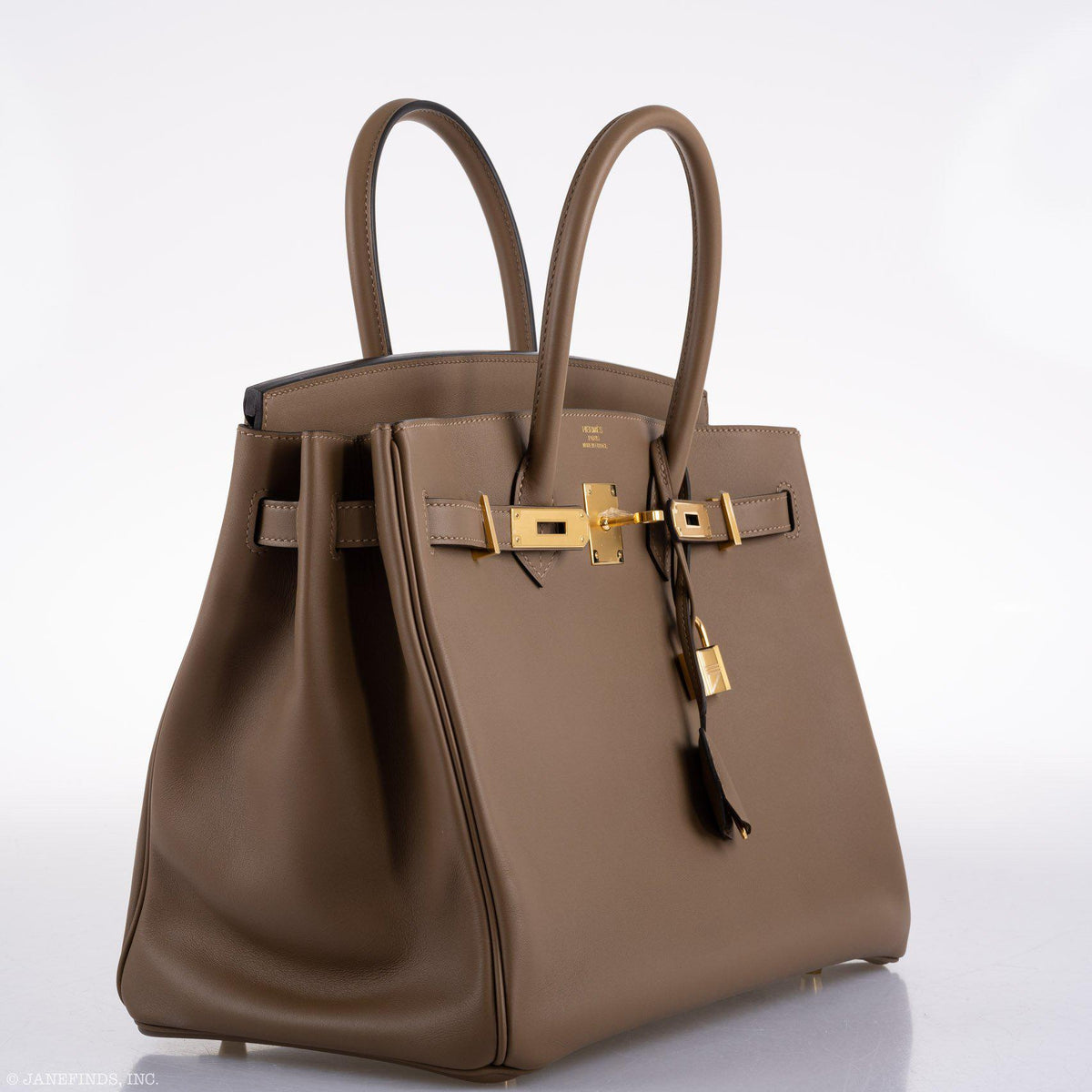 Hermes Birkin 35 Beige de Weimar Jonathan with Gold Hardware Hermes