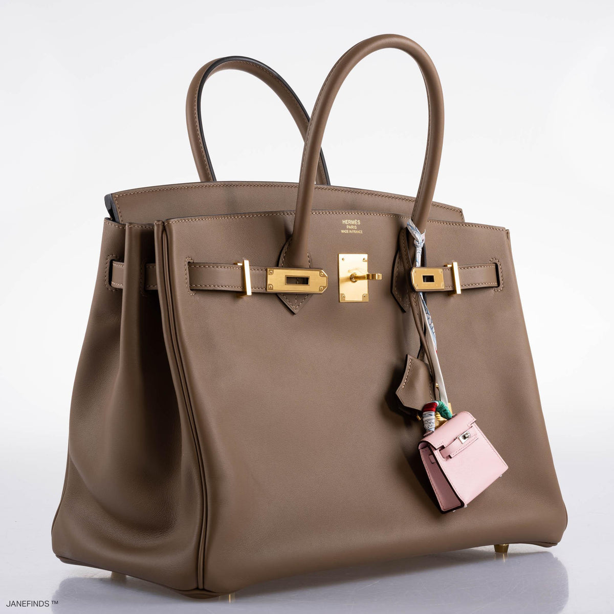 Hermes Birkin 35 Beige de Weimar Jonathan with Gold Hardware Hermes