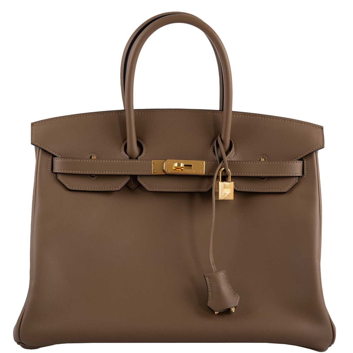 Hermes Birkin 35 Beige de Weimar Jonathan with Gold Hardware Hermes