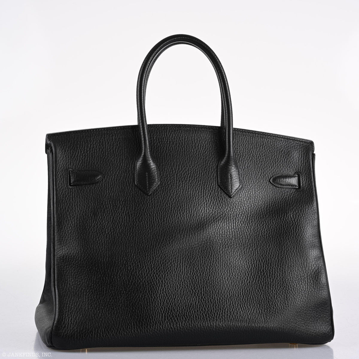 Hermes Birkin 35 Black Ardenne Gold Hardware Hermes
