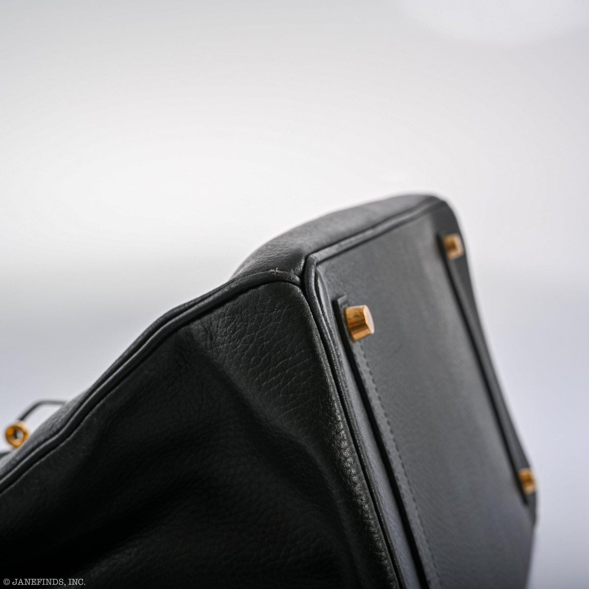 Hermes Birkin 35 Black Ardenne Gold Hardware Hermes