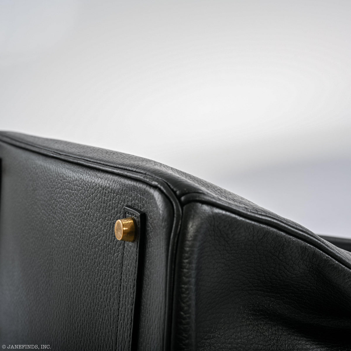 Hermes Birkin 35 Black Ardenne Gold Hardware Hermes