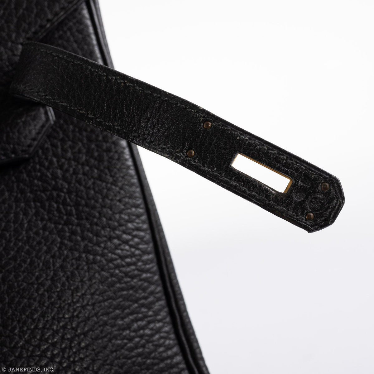 Hermes Birkin 35 Black Ardennes Leather Gold Hardware Hermes