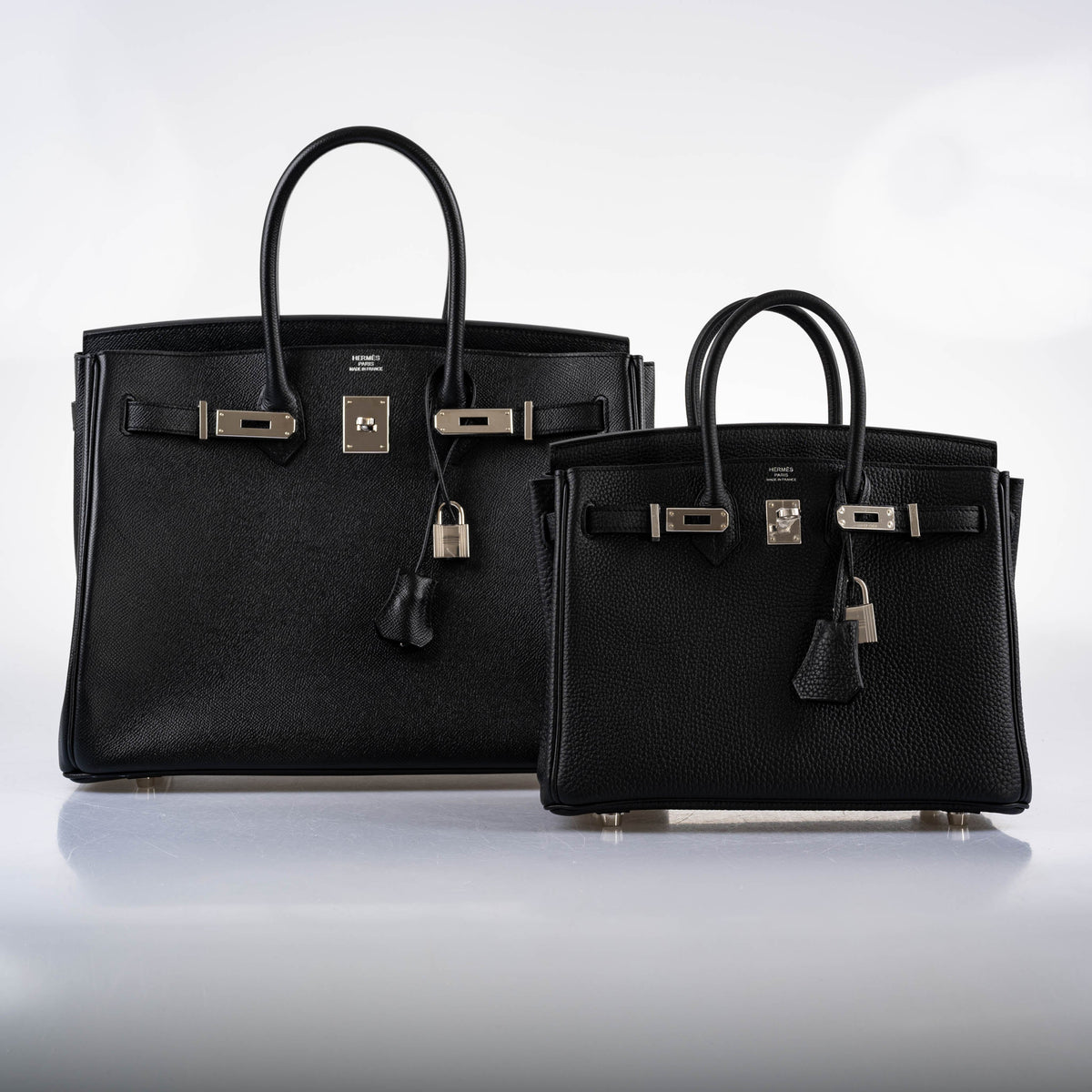 Hermes Birkin 35 Black Epsom leather Palladium Hardware Hermes