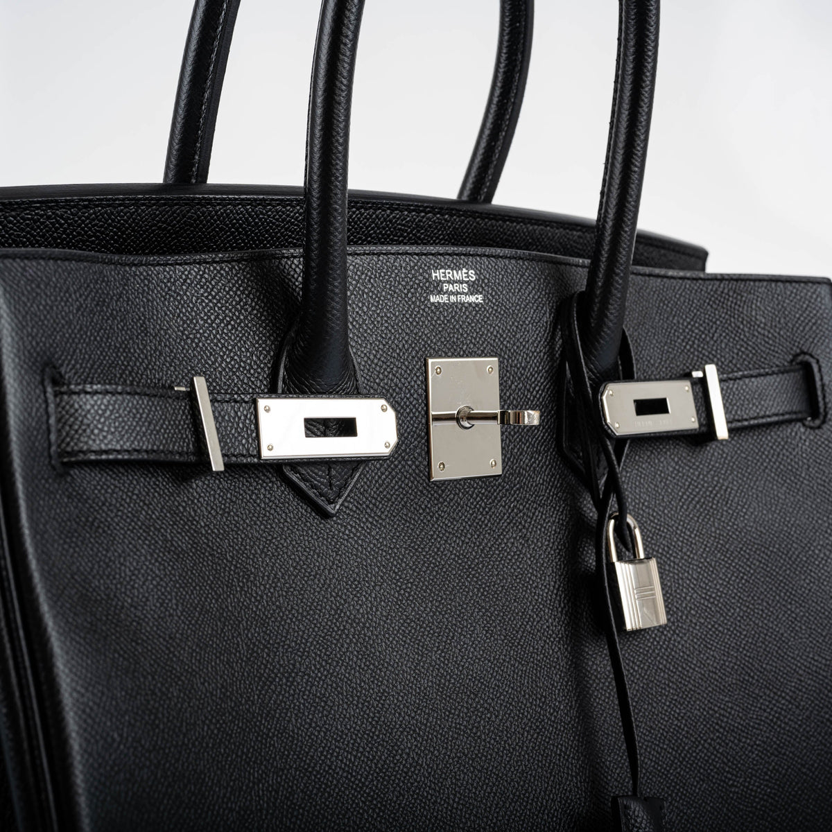 Hermes Birkin 35 Black Epsom leather Palladium Hardware Hermes