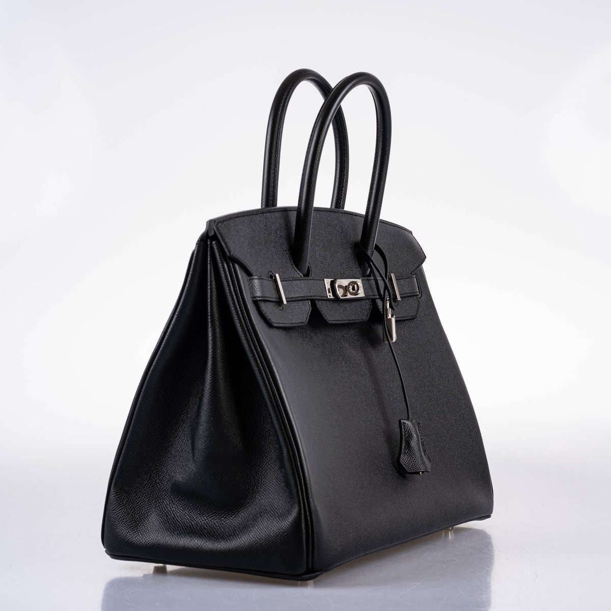Hermes Birkin 35 Black Epsom leather Palladium Hardware Hermes