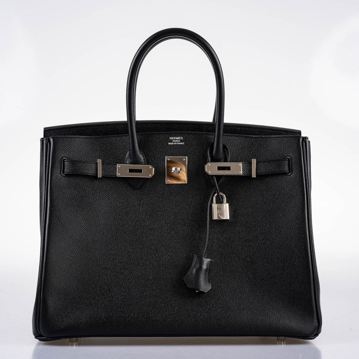 Hermes Birkin 35 Black Epsom leather Palladium Hardware Hermes