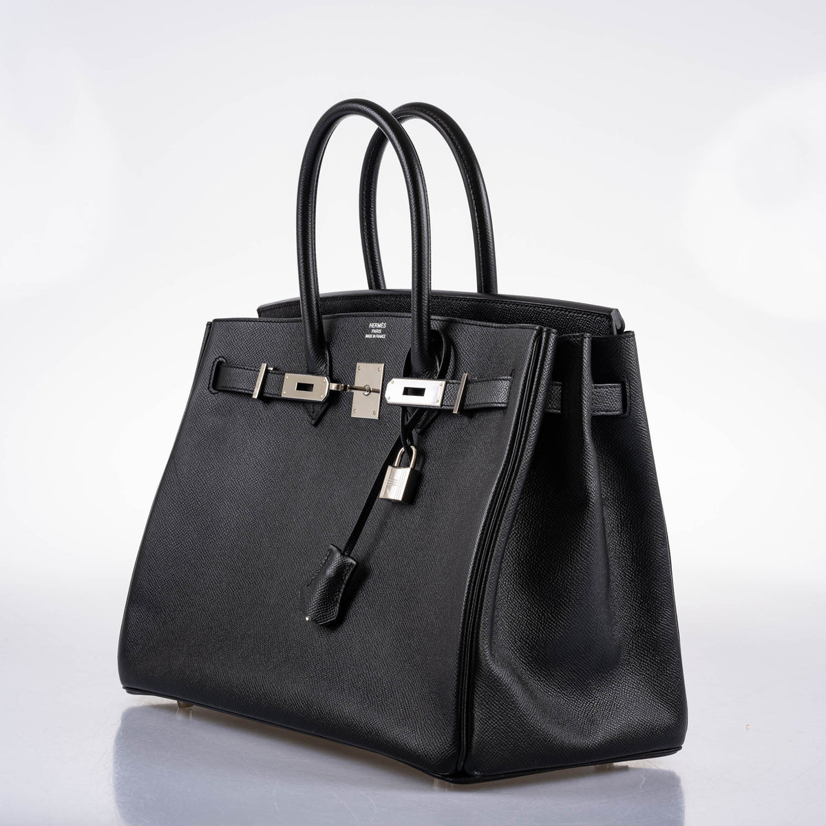 Hermes Birkin 35 Black Epsom leather Palladium Hardware Hermes