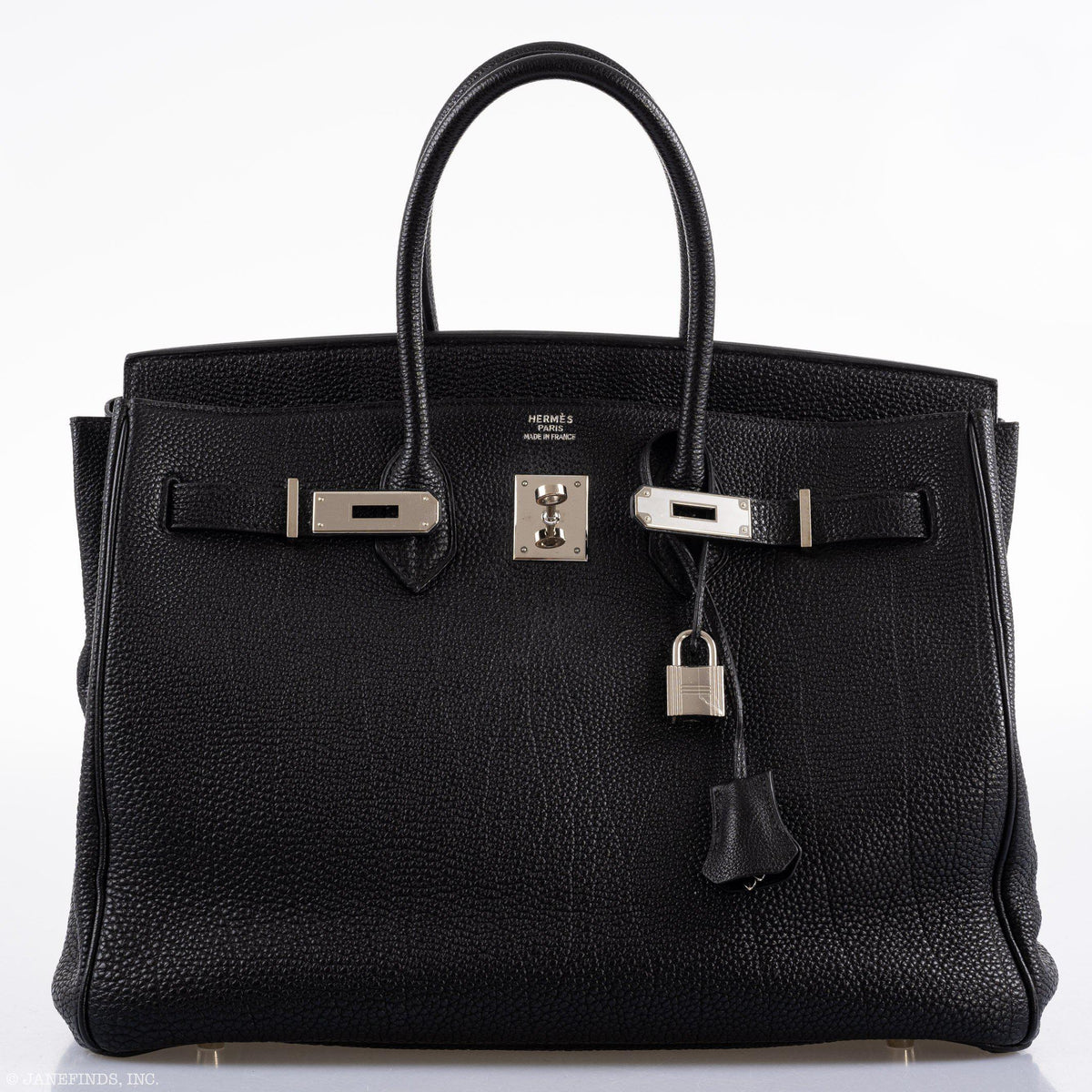 Hermes Birkin 35 Black Togo Palladium Hardware Hermes