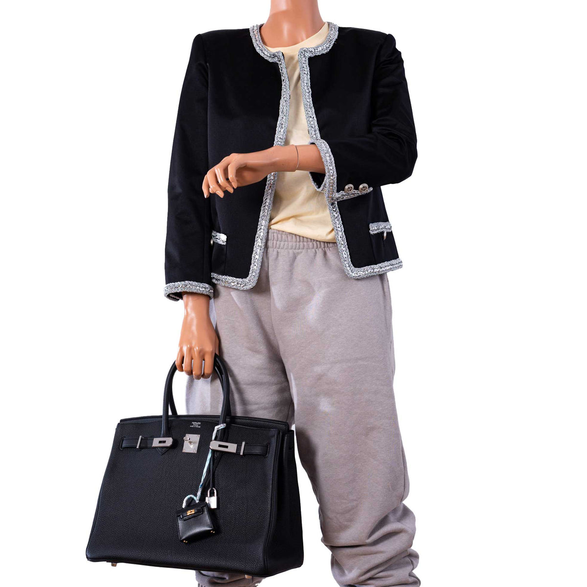 Hermes Birkin 35 Black Togo Palladium Hardware Hermes