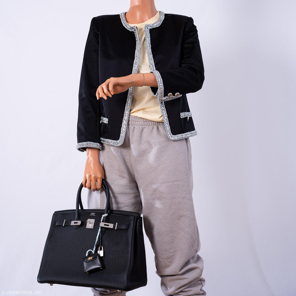 Hermes Birkin 35 Black Togo Palladium Hardware Hermes