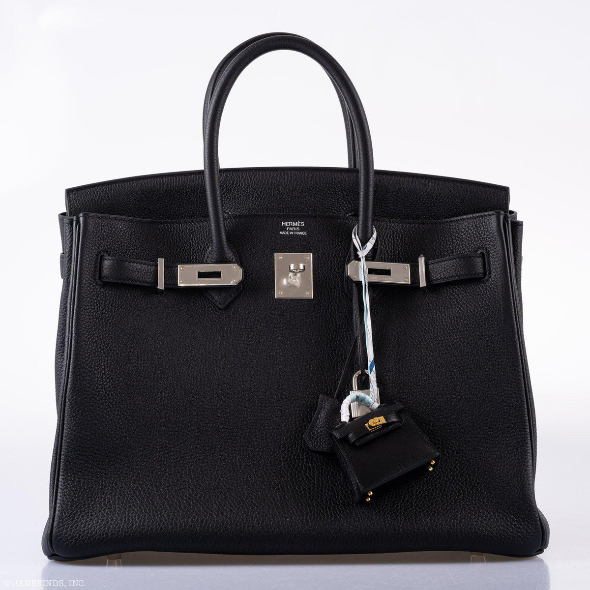Hermes Birkin 35 Black Togo Palladium Hardware Hermes