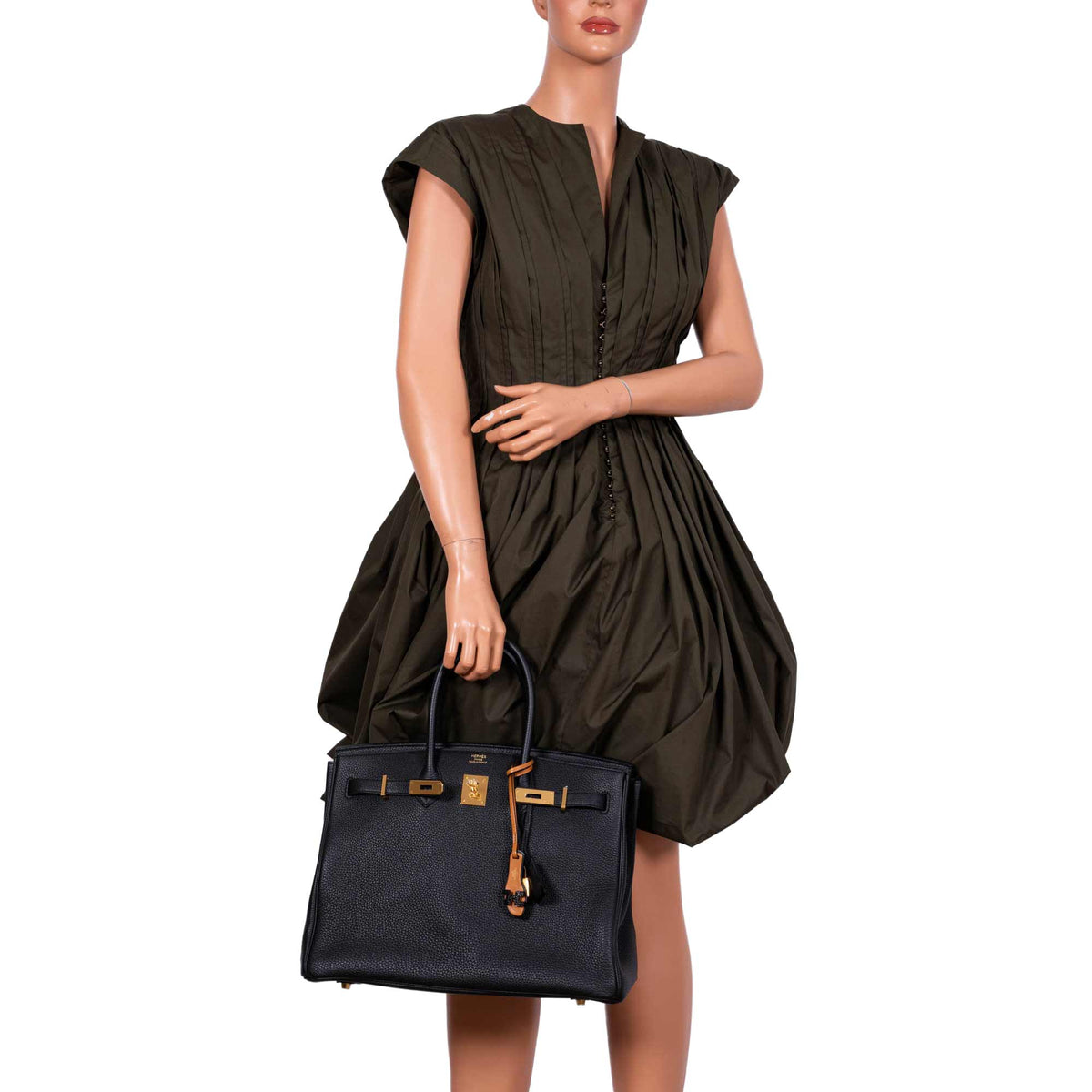 Hermes Birkin 35 Black Togo with Gold Hardware Hermes