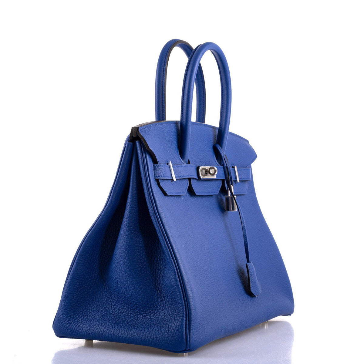 Hermes Birkin 35 Blue Electric Togo Palladium Hardware Hermes