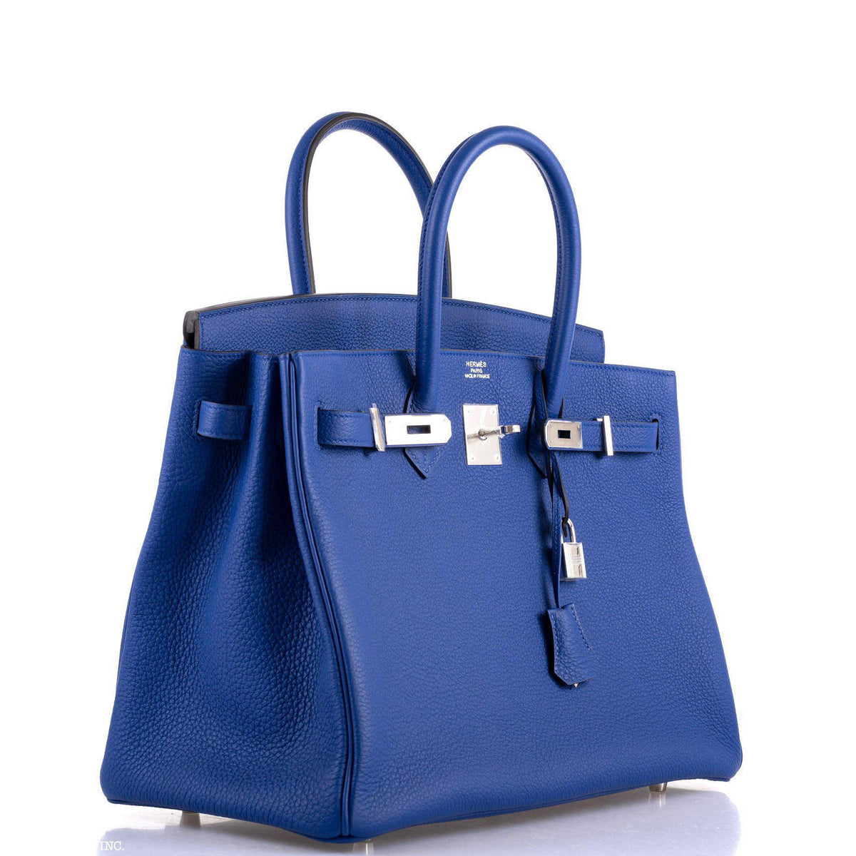 Hermes Birkin 35 Blue Electric Togo Palladium Hardware Hermes