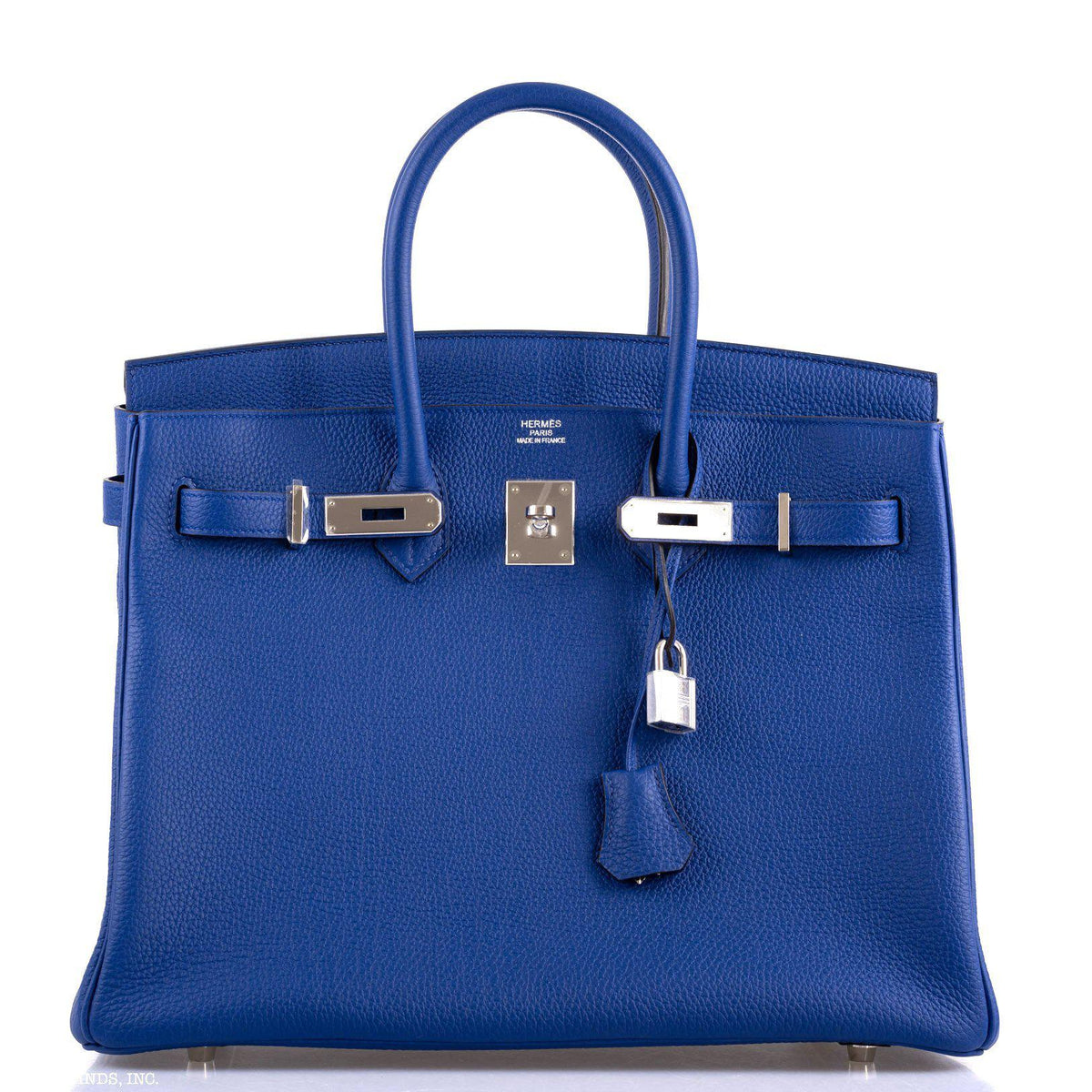 Hermes Birkin 35 Blue Electric Togo Palladium Hardware Hermes