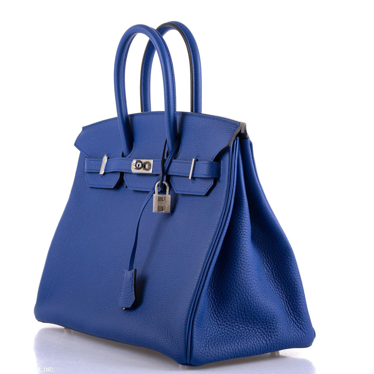Hermes Birkin 35 Blue Electric Togo Palladium Hardware Hermes