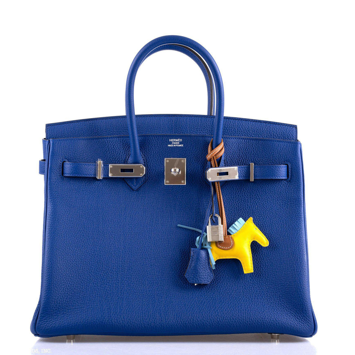 Hermes Birkin 35 Blue Electric Togo Palladium Hardware Hermes