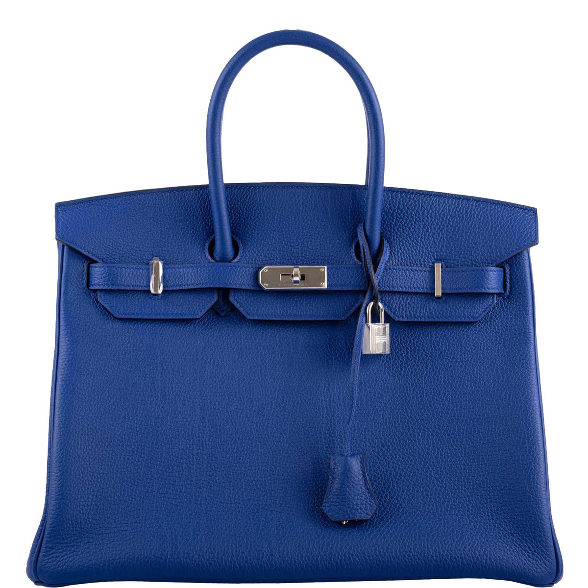 Hermes Birkin 35 Blue Electric Togo Palladium Hardware Hermes