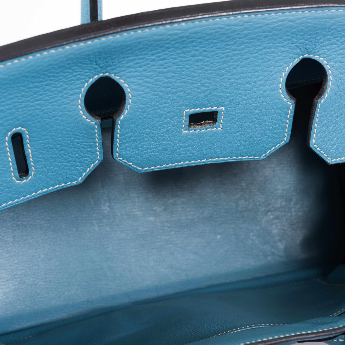 Hermes Birkin 35 Blue Jean Togo Gold Hardware Hermes
