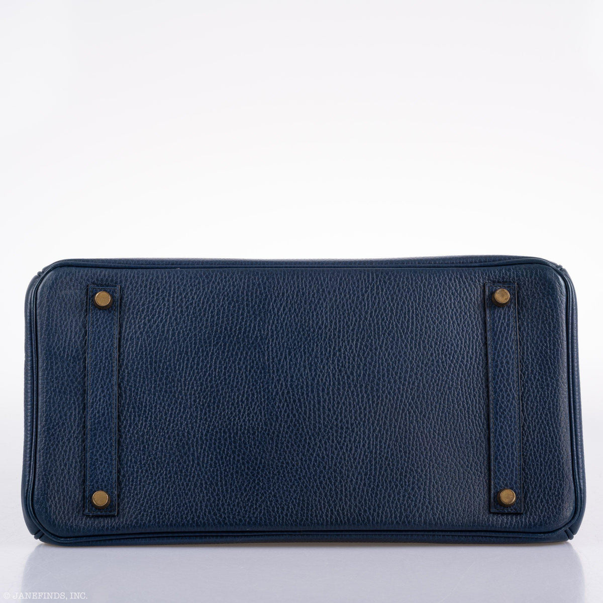 Hermes Birkin 35 Blue Saphire Ardennes leather Gold Hardware Hermes