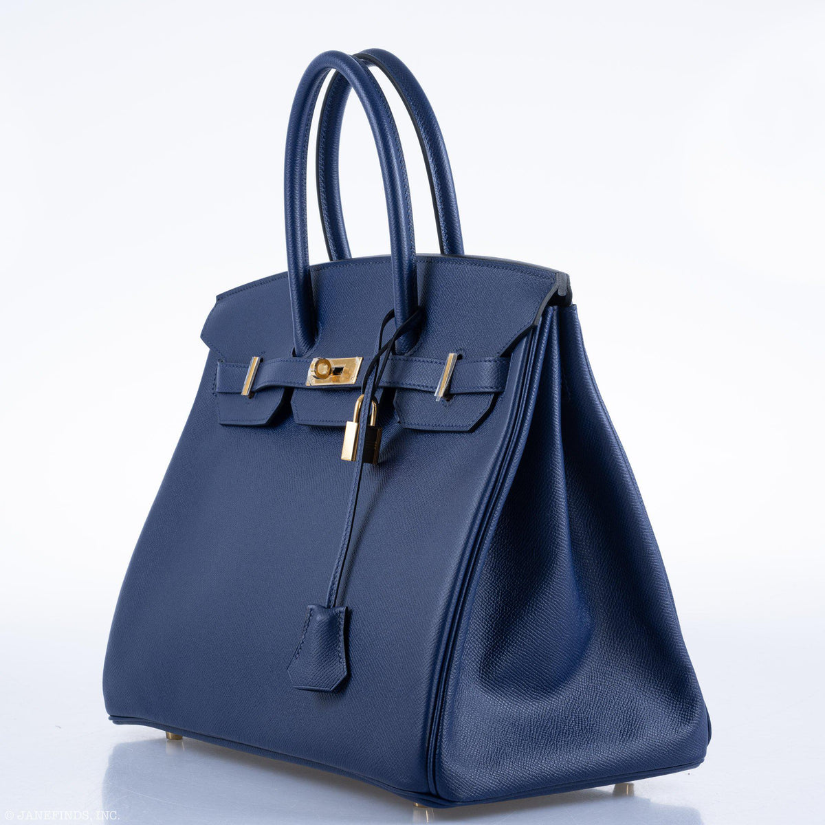 Hermes Birkin 35 Blue Saphire Epsom with Gold Hardware Hermes