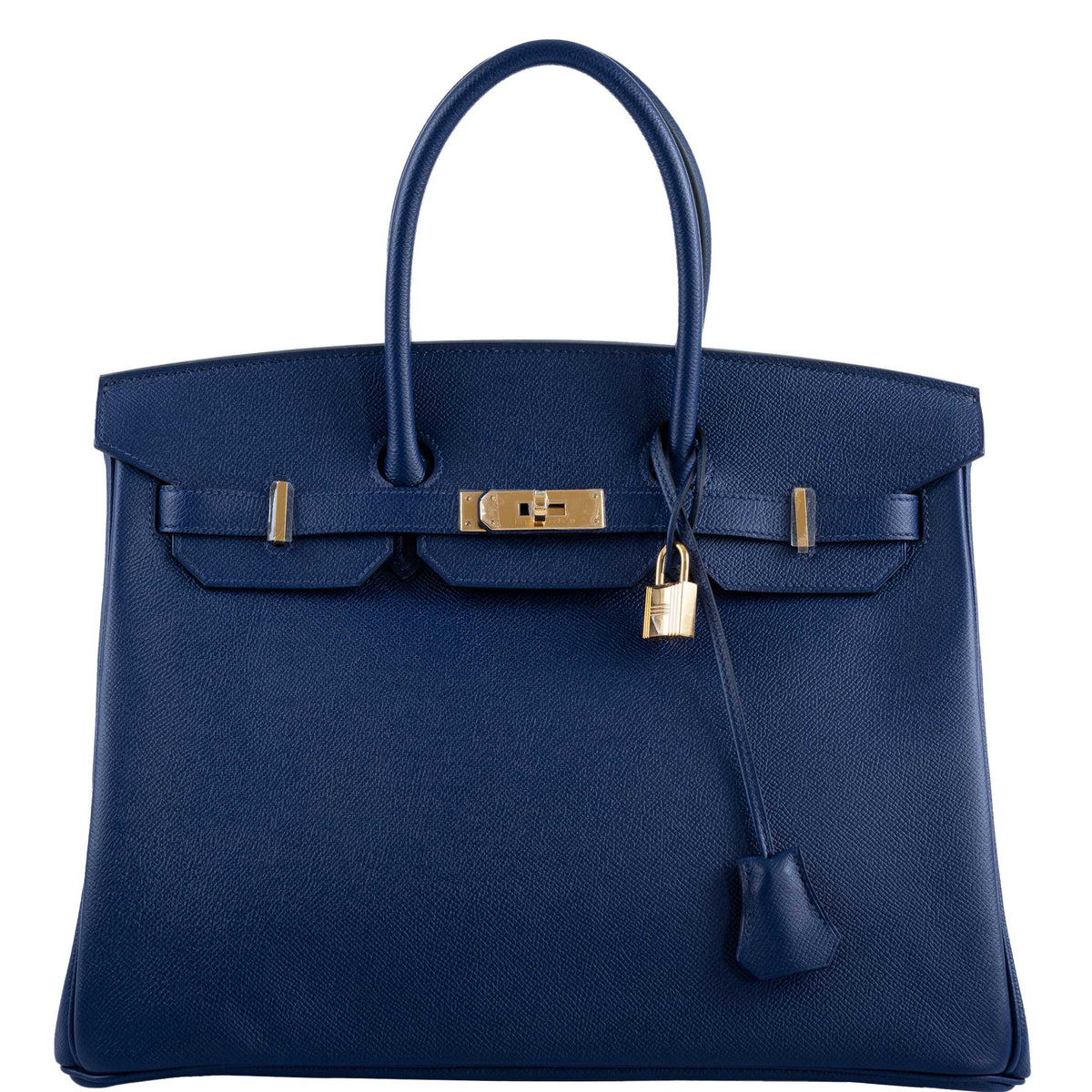 Hermes Birkin 35 Blue Saphire Epsom with Gold Hardware Hermes