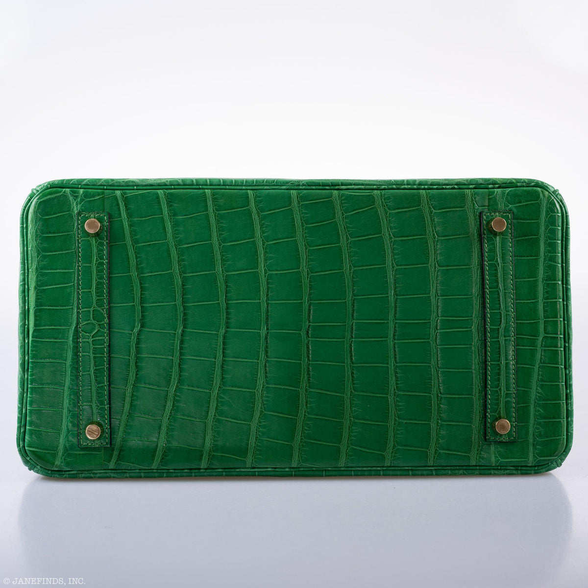 Hermes Birkin 35 Cactus Matte Alligator Gold Hardware Hermes