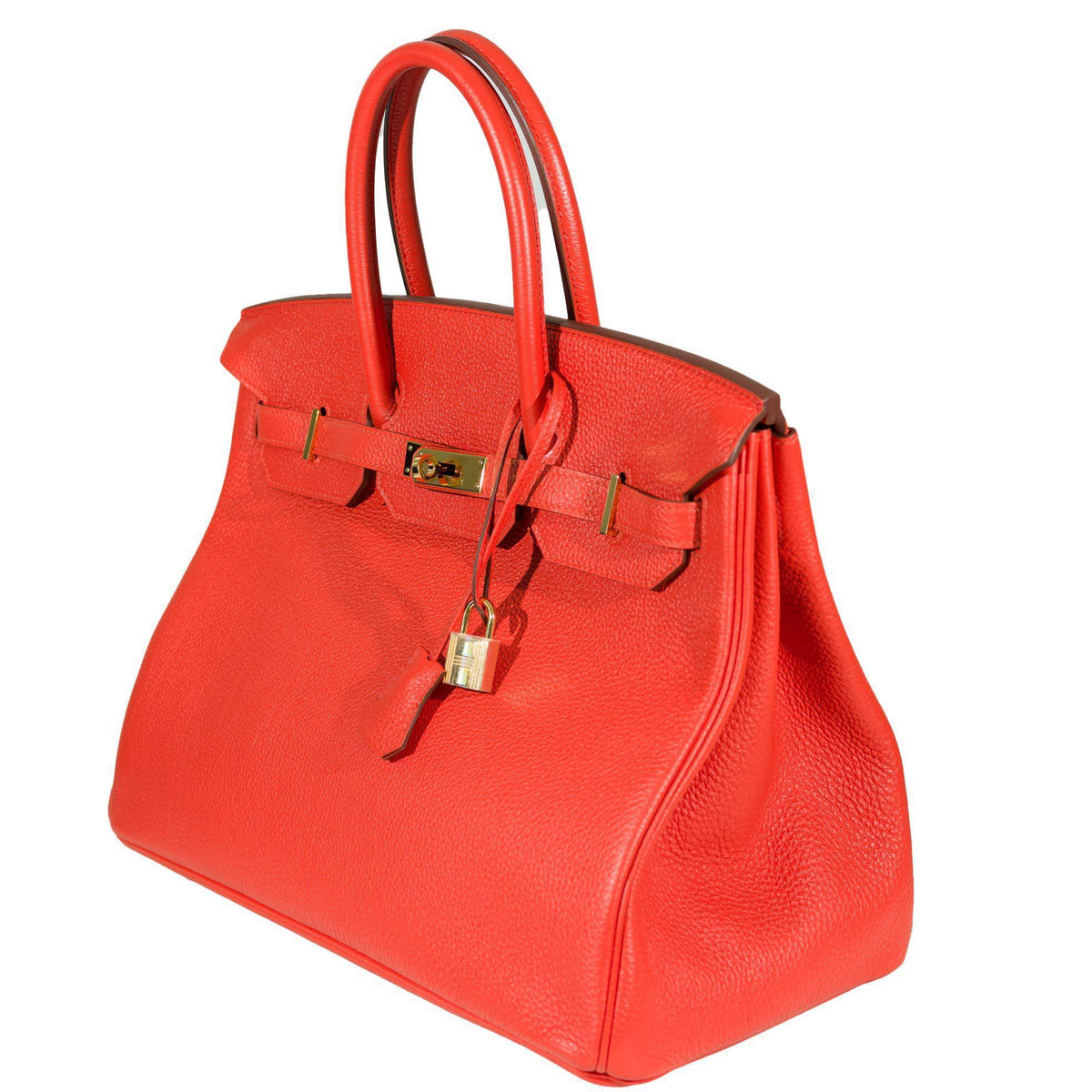 Hermes Birkin 35 Capucine Togo leather Gold Hardware Hermes