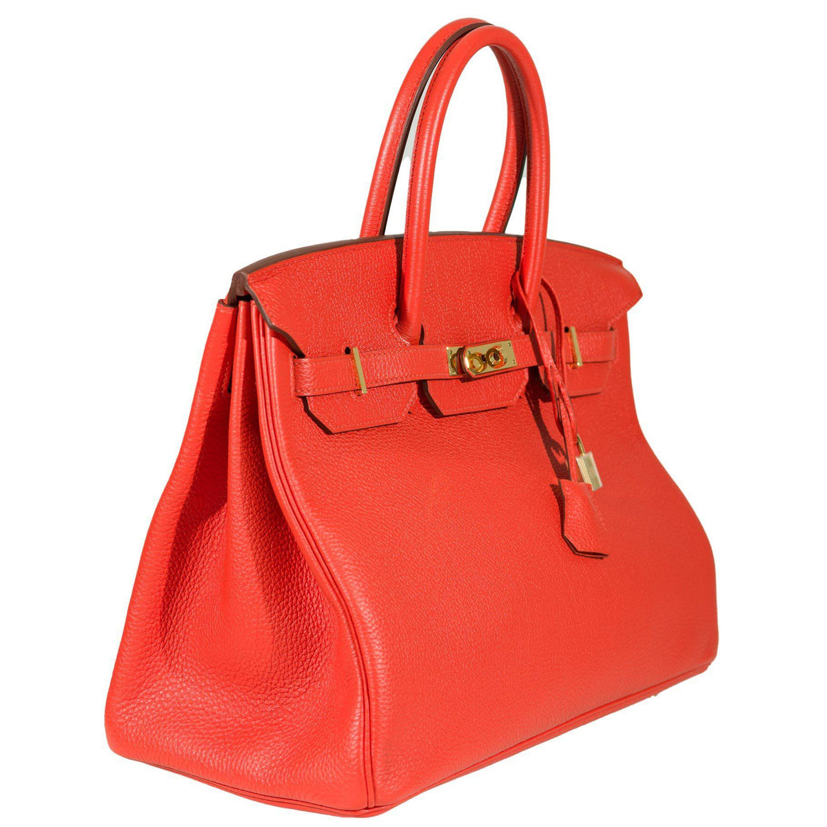 Hermes Birkin 35 Capucine Togo leather Gold Hardware Hermes