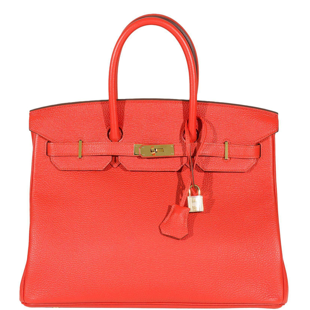 Hermes Birkin 35 Capucine Togo leather Gold Hardware Hermes