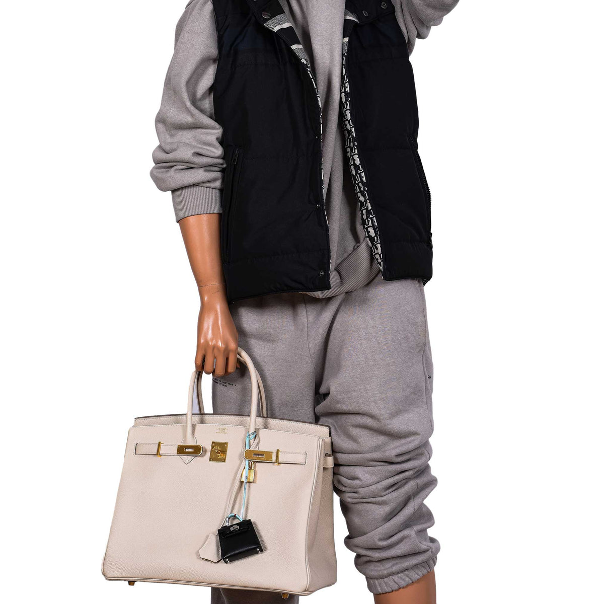 Hermes Birkin 35 Craie Epsom Gold Hardware Hermes