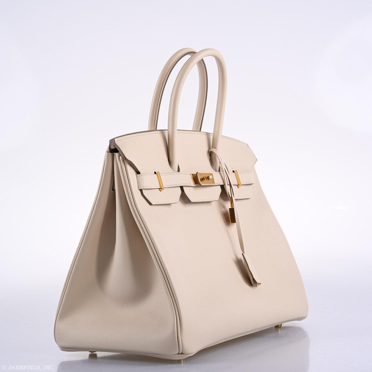Hermes Birkin 35 Craie Epsom Gold Hardware Hermes