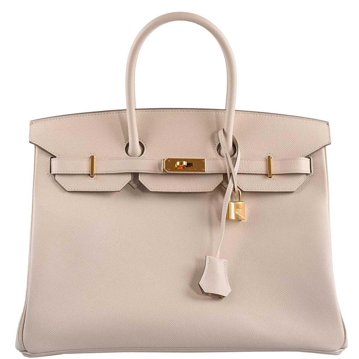 Hermes Birkin 35 Craie Epsom Gold Hardware Hermes