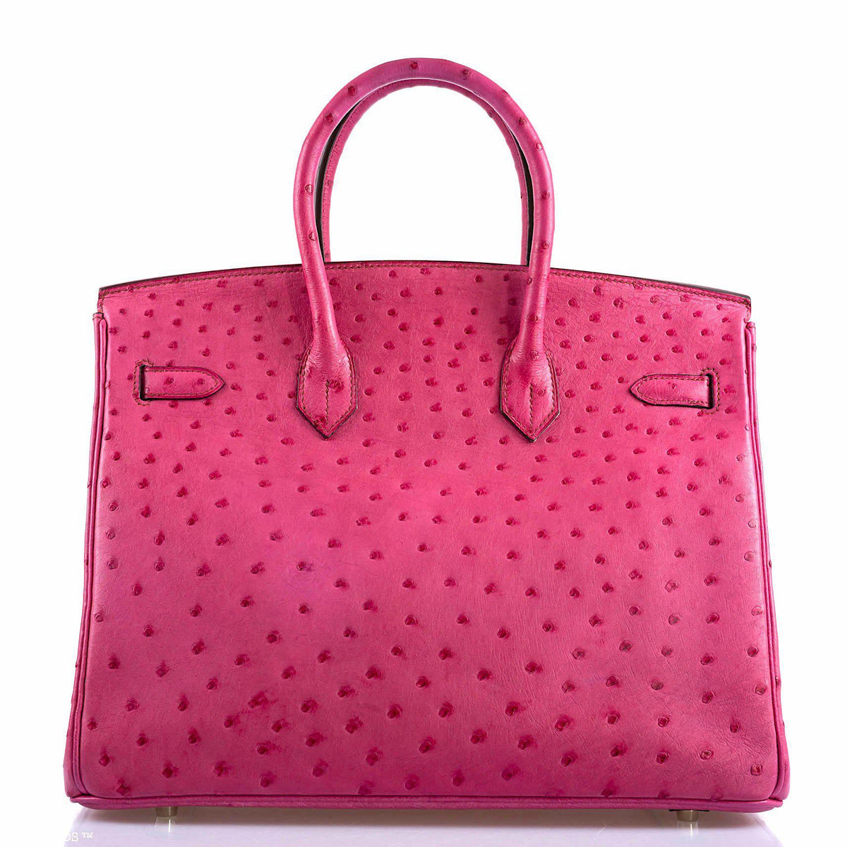 Hermes Birkin 35 Fuchsia Ostrich with Palladium Hardware Hermes