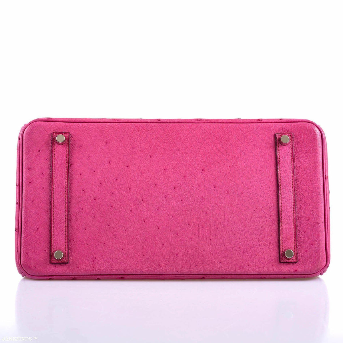 Hermes Birkin 35 Fuchsia Ostrich with Palladium Hardware Hermes
