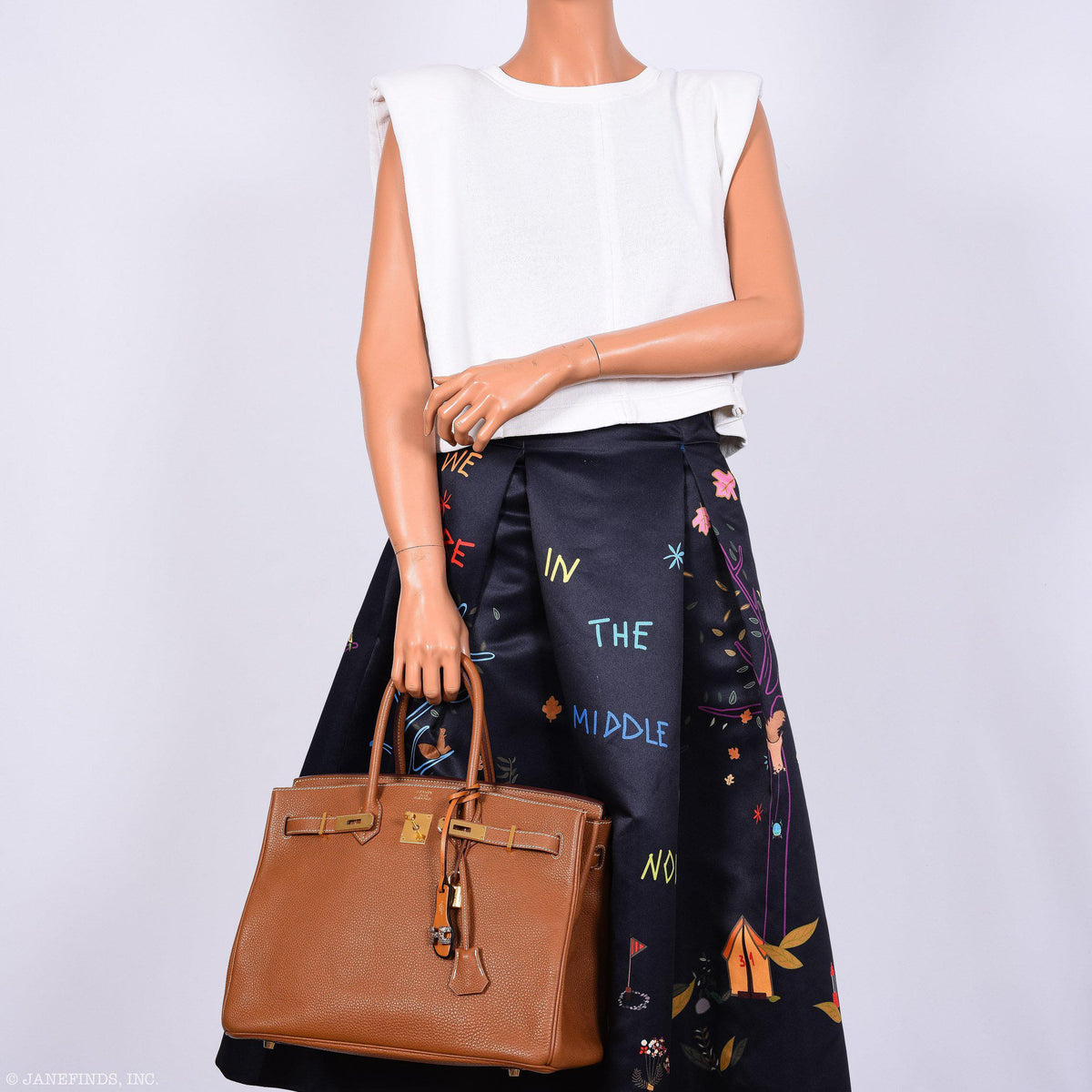 Hermes Birkin 35 Gold Togo Gold Hardware Hermes